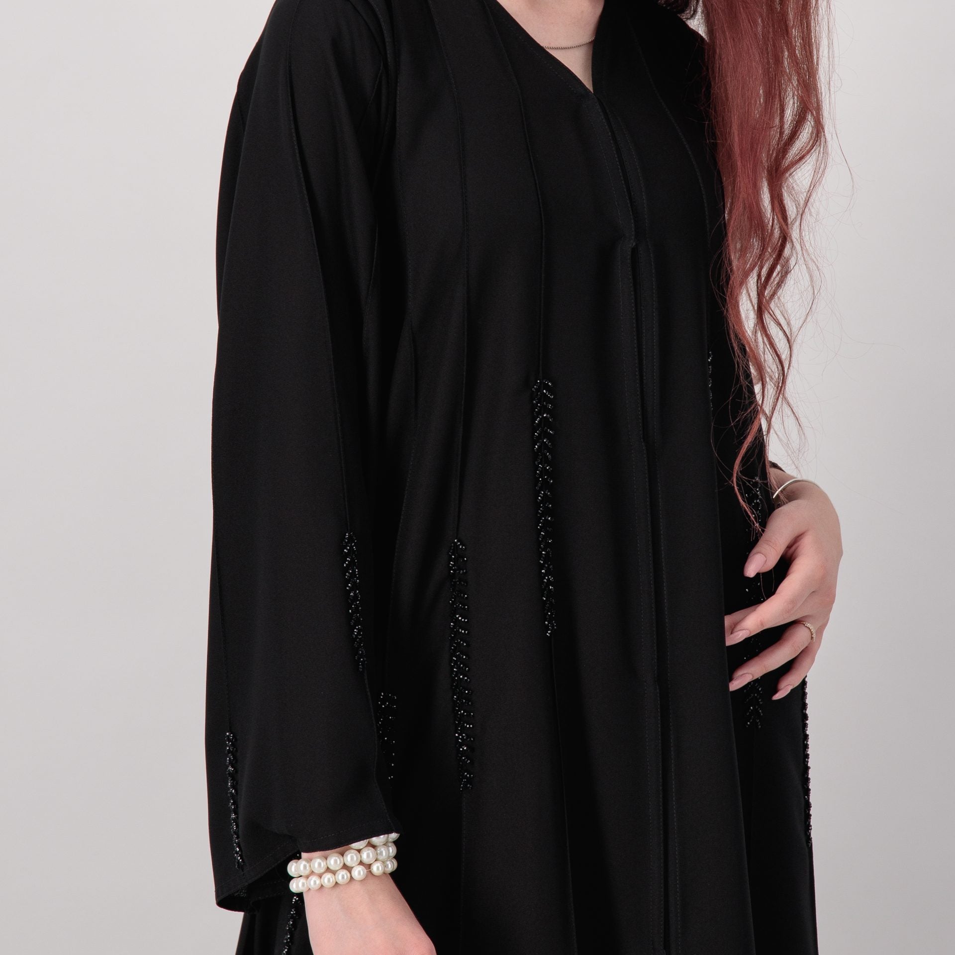 French Black Abaya