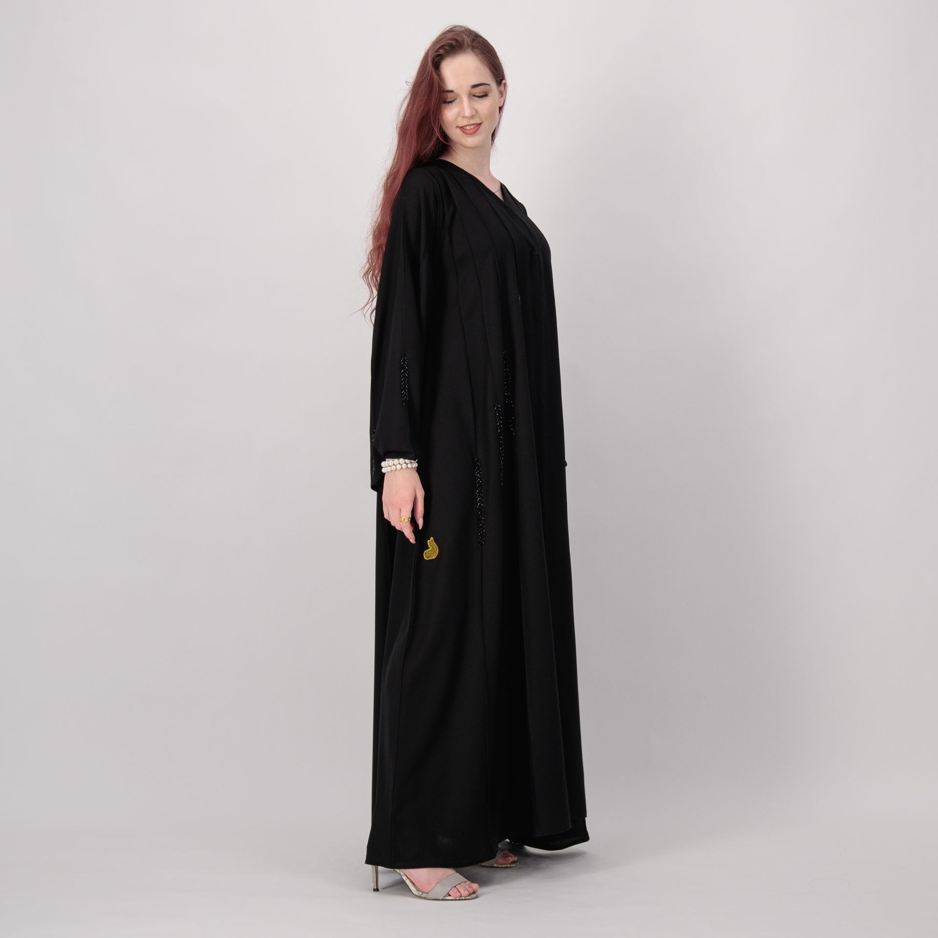 French Black Abaya
